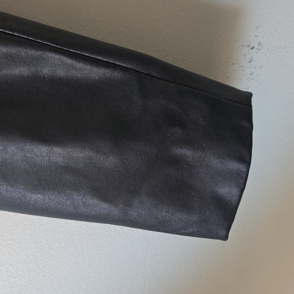 Vegan Leather Moto Jacket (L) - Picture 3 of 9